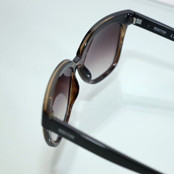 Kenneth Cole Reaction Oversized Sunglasses - Dark Havana/Gradient Brown - NWT - Picture 9 of 10